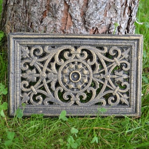 Rectangular Ventilation Grille, 235x145MM Cast Iron Ventilation Grille, Air Return Grilles, Vent Grille, Vent Plate Cover, Air Grille, DIY