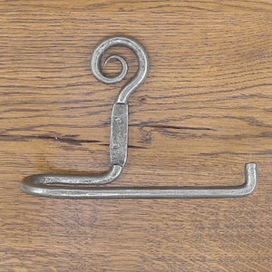 Retro Iron Toilet Paper Holder | Loft Style Metal Bathroom Holder | Vintage Cast Iron Toilet Paper Holder | Rustic Toilet Roll Holder | Loft