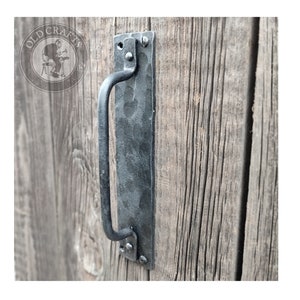 Blacksmith Hand Forged Iron Rustic Drawer Door Handle, Cabinet Pull, Handle Hardware, Blacksmith Door Handle, Heavy Duty Cabinet Pull, DIY