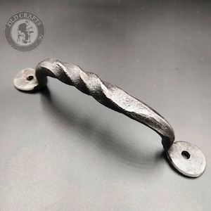 Furniture Forged Handle, Blacksmith Iron Rustic Drawer Handle, Cabinet Pull, Handle Hardware, Drawers Cupboard Cabinet Handle, Hand Forged