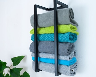 Towel Rack for Bathroom, Loft Rack 55 CM 22 Inch, Wall Bathroom Hang for Towels, Wall Mounted Towels Holder,  Minimalist, Bathroom Equipment