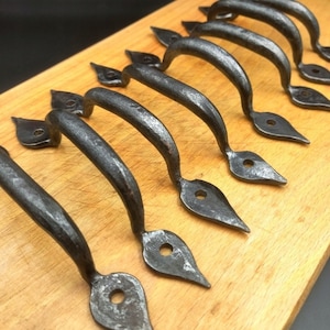 Furniture Forged Handle, Blacksmith Iron Rustic Drawer Handle, Cabinet Pull, Handle Hardware, Drawers Cupboard Cabinet Handle, Hand Forged