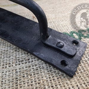 HAND FORGED IRON BLACKSMITH KITCHEN CABINET DRAWER DOOR PULL - Foto 8