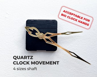 Quartz movement, shaft 4 sizes.