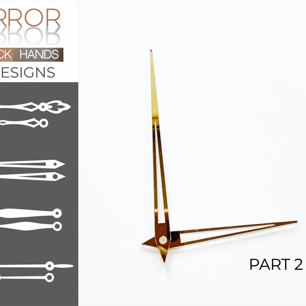 Spiegeluhrzeiger 4 Designs (Teil 2)