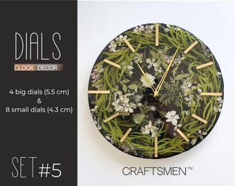 Roman Numerals and Dashes for Clock - Etsy