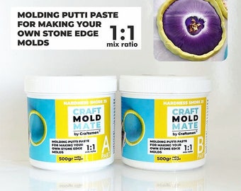 Molding Putty Paste Craft Mold Mate for making stone edge Geode molds, 1kg