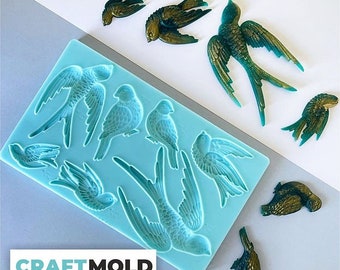 Silicone 3D mold "Birds"