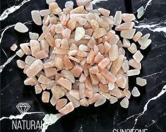 Sunstone, natural stones, 5-7mm / 30gr.