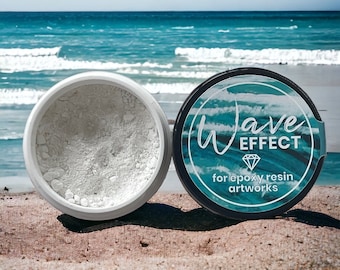 Additif spécial pour l'effet vagues et écume de mer dans les oeuvres d'art en résine, 20 g