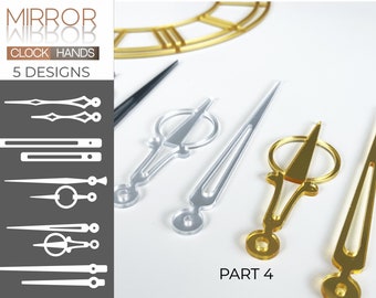 Mirror Clock Hands, 5 design (Part4)