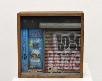 New York Doors Miniature Diorama