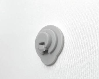 Stick-on wall mount for ShowerShell