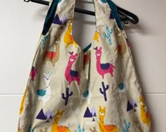 Einkaufstasche mit Wendefunktion Motiv Alpaca , Stofftasche