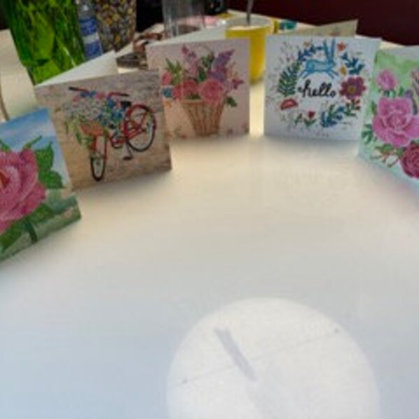 Diamond Painting Greeting Cards Etsy