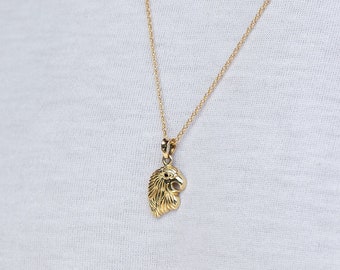 Colgante De águila En Oro Amarillo De 14 Quilates, Altura 1.654 In, Ancho 1.181 In - Foto 11