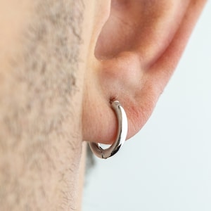 Mens gold sleeper earring online