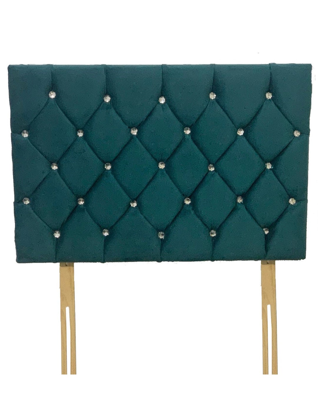 Luxury Headboard Plush Velvet Headboard Chesterfield Single Double Head