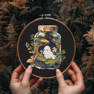 Geist im Glas Kreuzstichmuster PDF - digitaler Download CS25