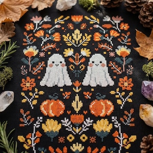 Halloween Ghost cross stitch pattern PDF - digital download CS76