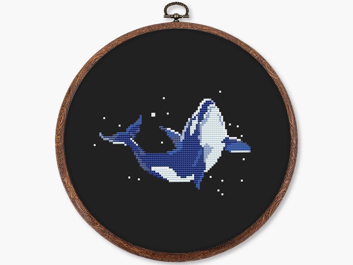 Orca Cross Stitch Pattern PDF Killer Whale Sea Ocean Marine - Etsy