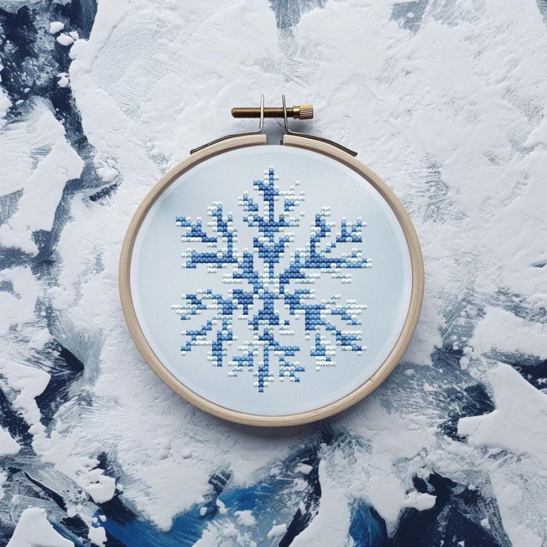 Snowflake Cross Stitch Pattern PDF - Digital Download CS29 - Etsy