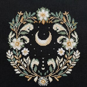Imbolc Månkorsstygn - Häxig Vårblommor - digital nedladdning CS47 bild 7