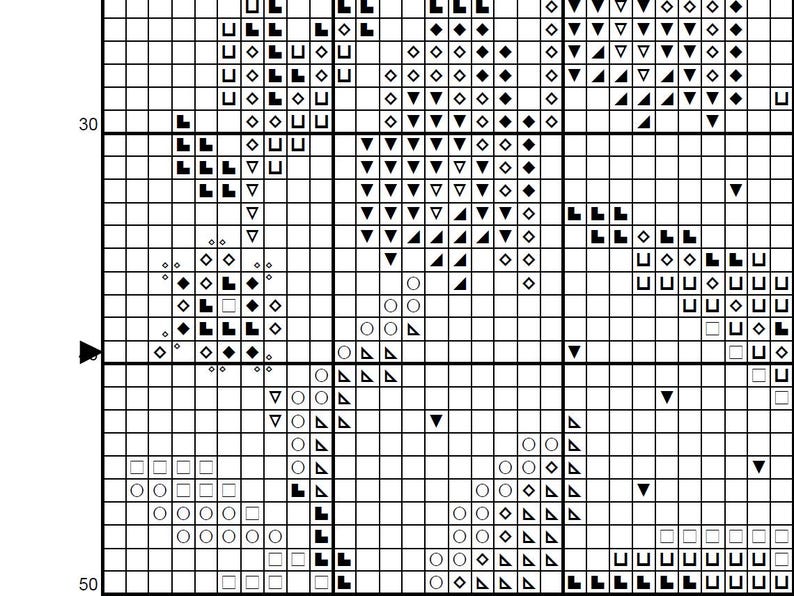 Snowdrops Cross Stitch Pattern – Primitive Style Floral Design on Black, Spring Nature Embroidery PDF - digital download CS39 image 10