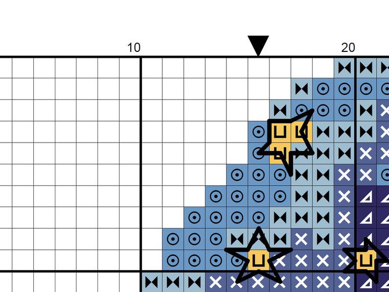 Cute Ghost Cross Stitch Pattern – Halloween Wizard Hat Embroidery PDF ...