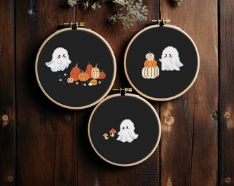 Ghost set cross stitch pattern PDF - digital download CS28