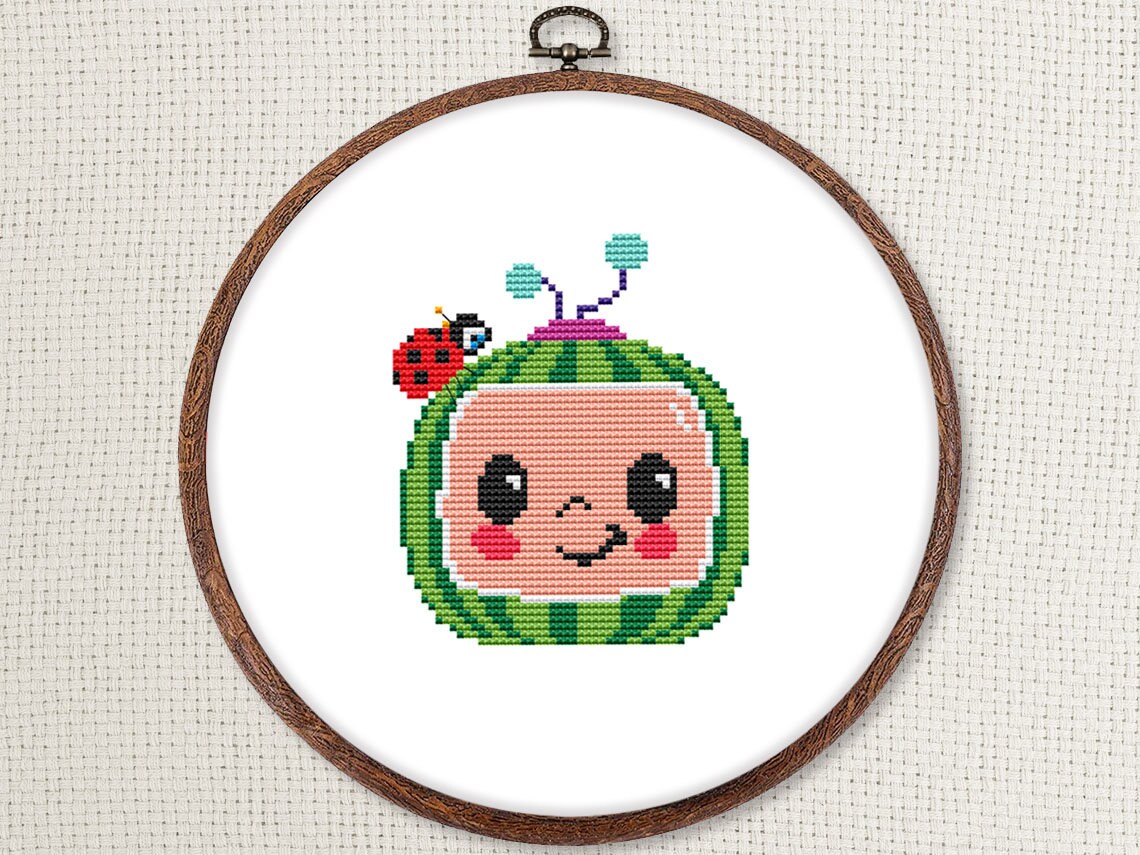 Cocomelon Cross Stitch Pattern PDF Digital Download Gift - Etsy