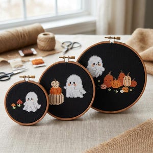 Ghost set cross stitch pattern PDF - digital download CS28