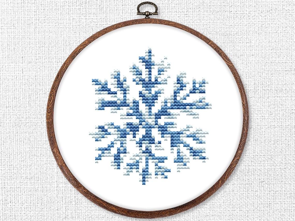 Snowflake Cross Stitch Pattern PDF - Digital Download CS29 - Etsy