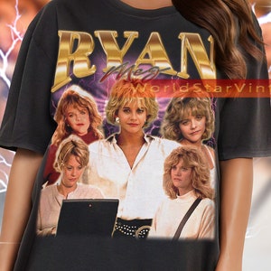 Meg ryan rolling top stones t shirt