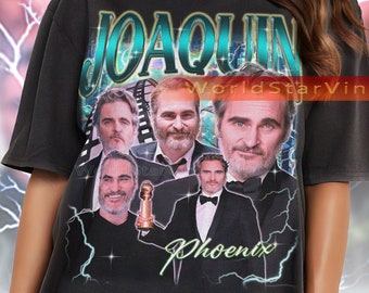JOAQUIN PHOENIX Shirt, Legend Actor Vintage Tshirt, Joke Fan Tees, Joaquin Phoenix Fan Sweater, Actor Joaquin Phoenix Retro Shirt