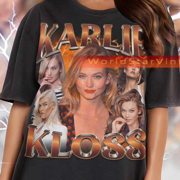 KARLIE KLOSS Vintage Shirt, Karlie Kloss Homage Tshirt, Karlie Kloss Fan Tees, Karlie Kloss Retro 90s Sweater, Karlie Kloss Merch Gift