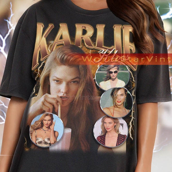 KARLIE KLOSS Vintage Shirt, Karlie Kloss Homage Tshirt, Karlie Kloss Fan Tees, Karlie Kloss Retro 90s Sweater, Karlie Kloss Merch Gift