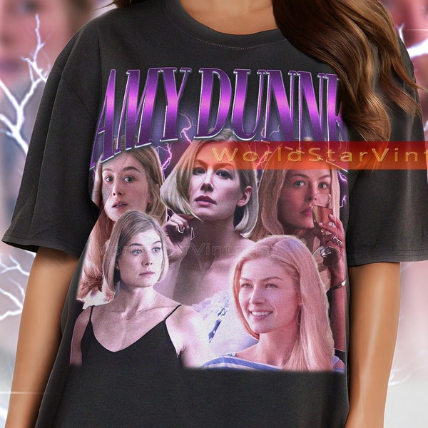 AMY DUNNE Vintage Shirt, Amy Dunne Homage Tshirt, Amy Dunne Fan Tees, Actress Amy Dunne, Amy Dunne Merch Gift, Amy Dunne Retro 90s Sweater