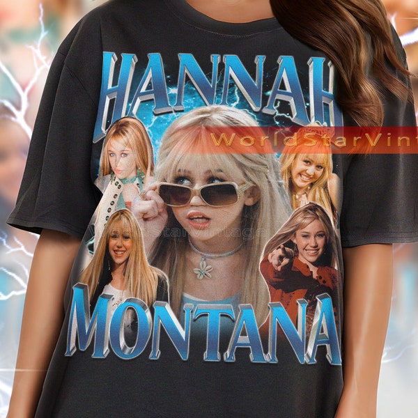 HANNAH MONTANA Vintage Shirt, Hannah Montana Homage Tshirt, Hannah Montana Fan Tees, Hannah Montana Retro 90s Sweater, Hannah Montana Movies