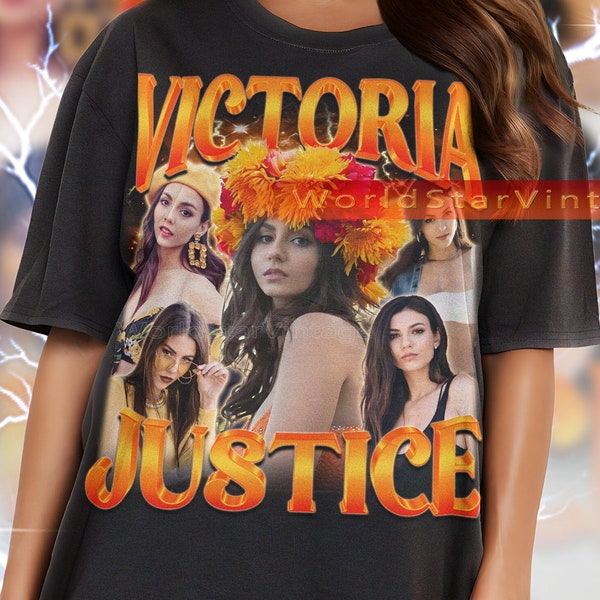 VICTORIA JUSTICE Vintage Shirt, Victoria Justice Homage Tshirt, Victoria Justice Fan Tees, Victoria Justice Retro 90s Sweater Merch Gift