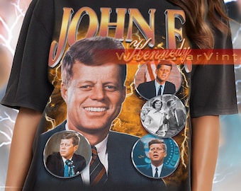 JOHN F. KENNEDY Vintage Shirt, John F. Kennedy Homage Tshirt, John F. Kennedy Fan Tees, President John F. Kennedy Retro Sweater Merch Gift