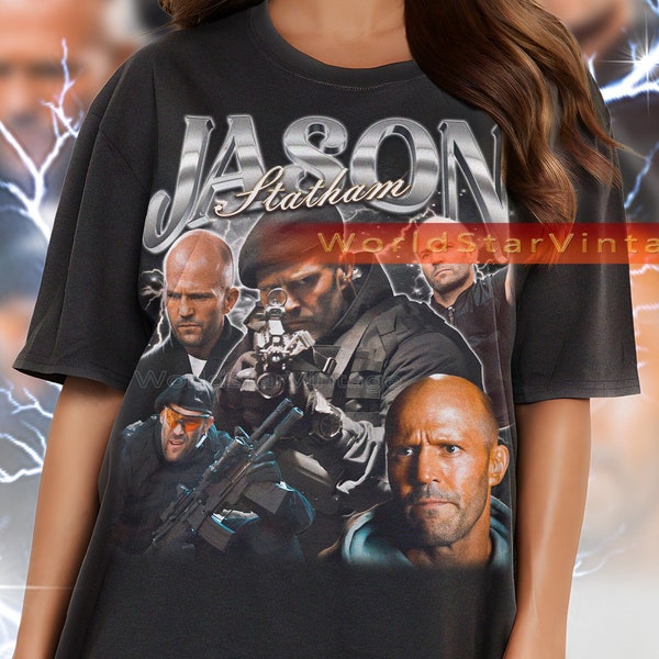 JASON STATHAM Vintage Shirt, Jason Statham Homage Tshirt, Jason Statham Fan Tees, Jason Statham Retro 90s Sweater, Jason Statham Merch Gift