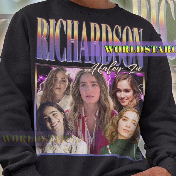 HALEY LU RICHARDSON Vintage Sweatshirt, Haley Lu Richardson Hommage Pullover, Haley Lu Richardson, Haley Lu Richardson Retro Pullover Fan Geschenk