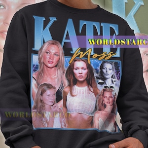 Kate Moss Sweatshirt - Etsy Kate Moss Sweatshirt - Etsy