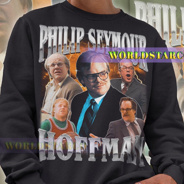 PHILIP SEYMOUR HOFFMAN Vintage Sweatshirt, Philip Seymour Hoffman Homage Sweater, Philip Seymour Fan, Philip Seymour Retro Sweater Gift