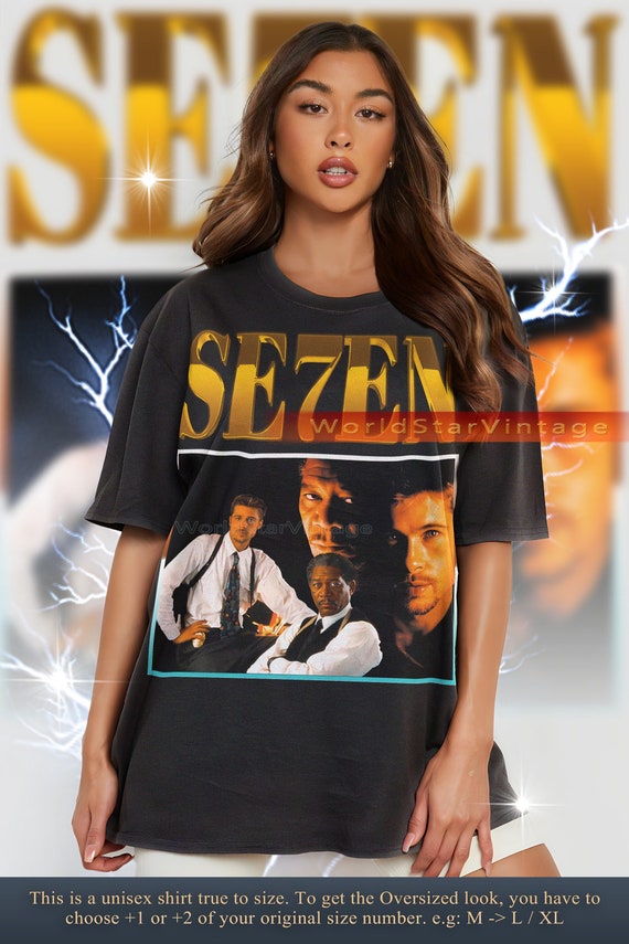 SEVEN Vintage Shirt, Seven Homage Tshirt, Seven Fan Tees, Seven 