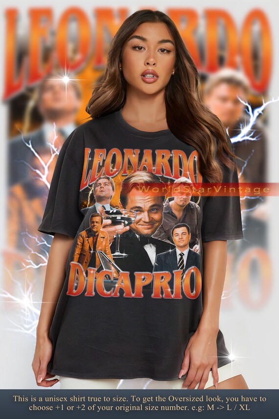 LEONARDO DICAPRIO Vintage Shirt, Leonardo Dicaprio Fan Tees 