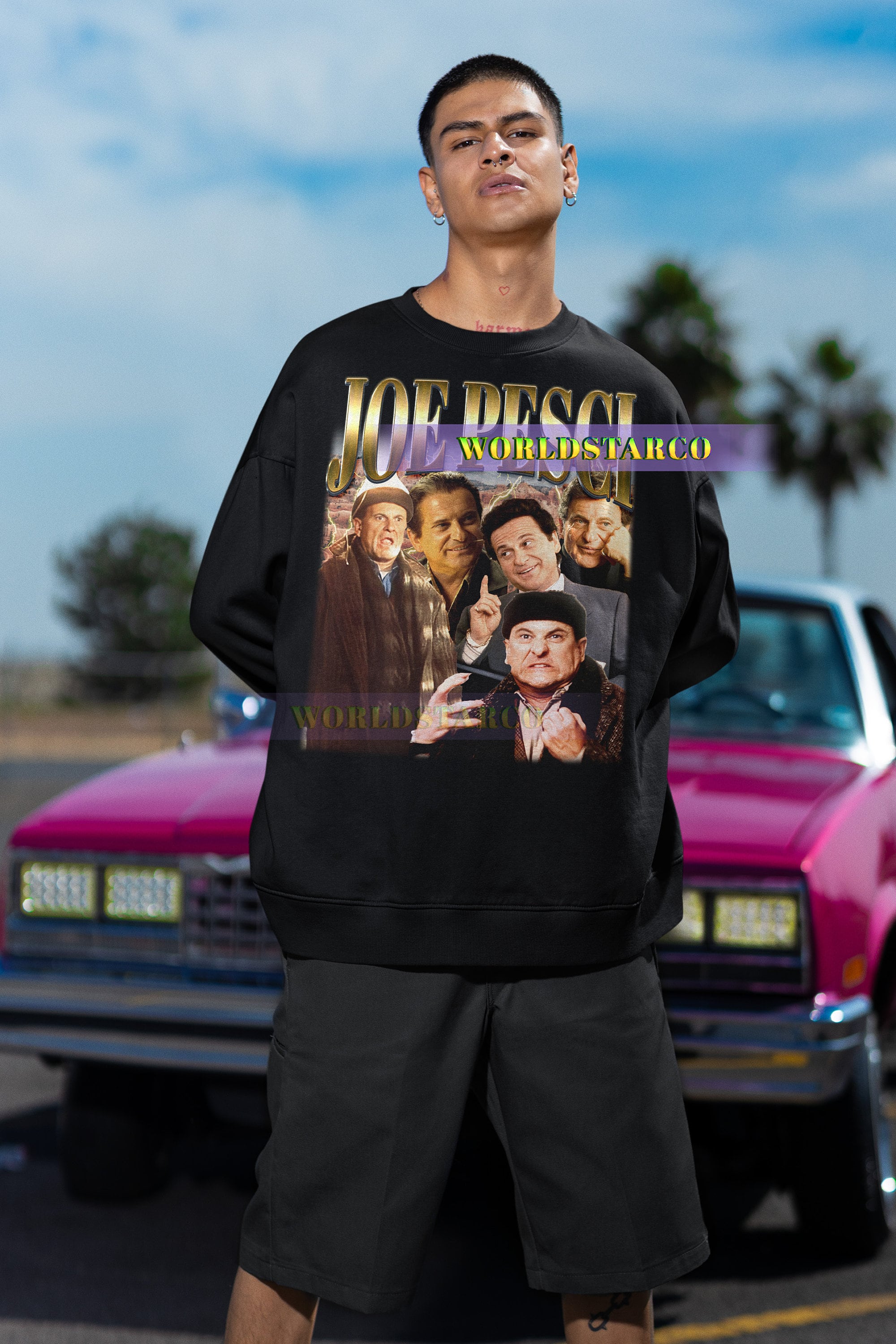JOE PESCI Vintage Sweatshirt, Joe Pesci Homage Sweater, Joe Pesci Fan