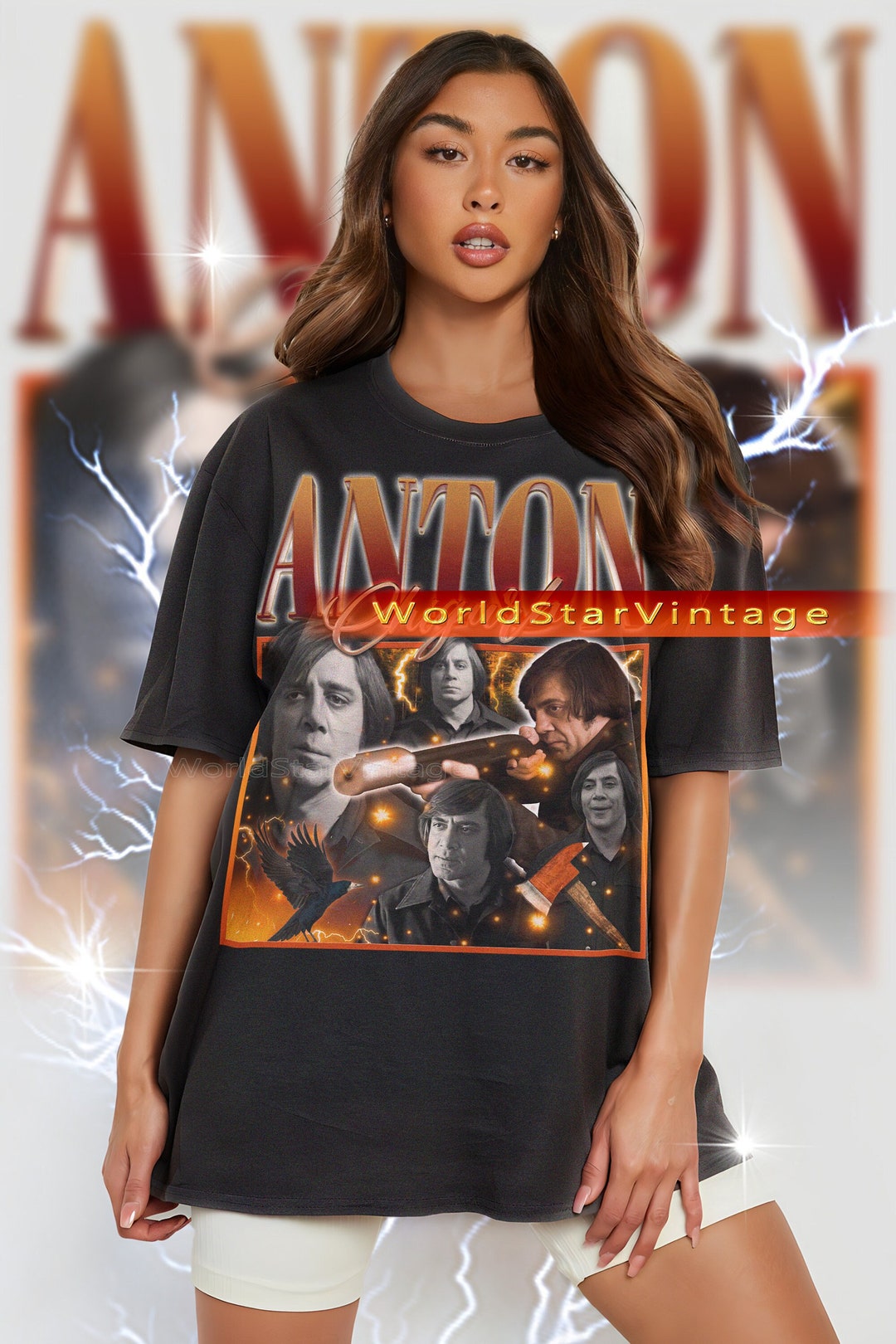 JAVIER BARDEM Vintage Shirt, Javier Bardem Homage Tshirt, Javier Bardem