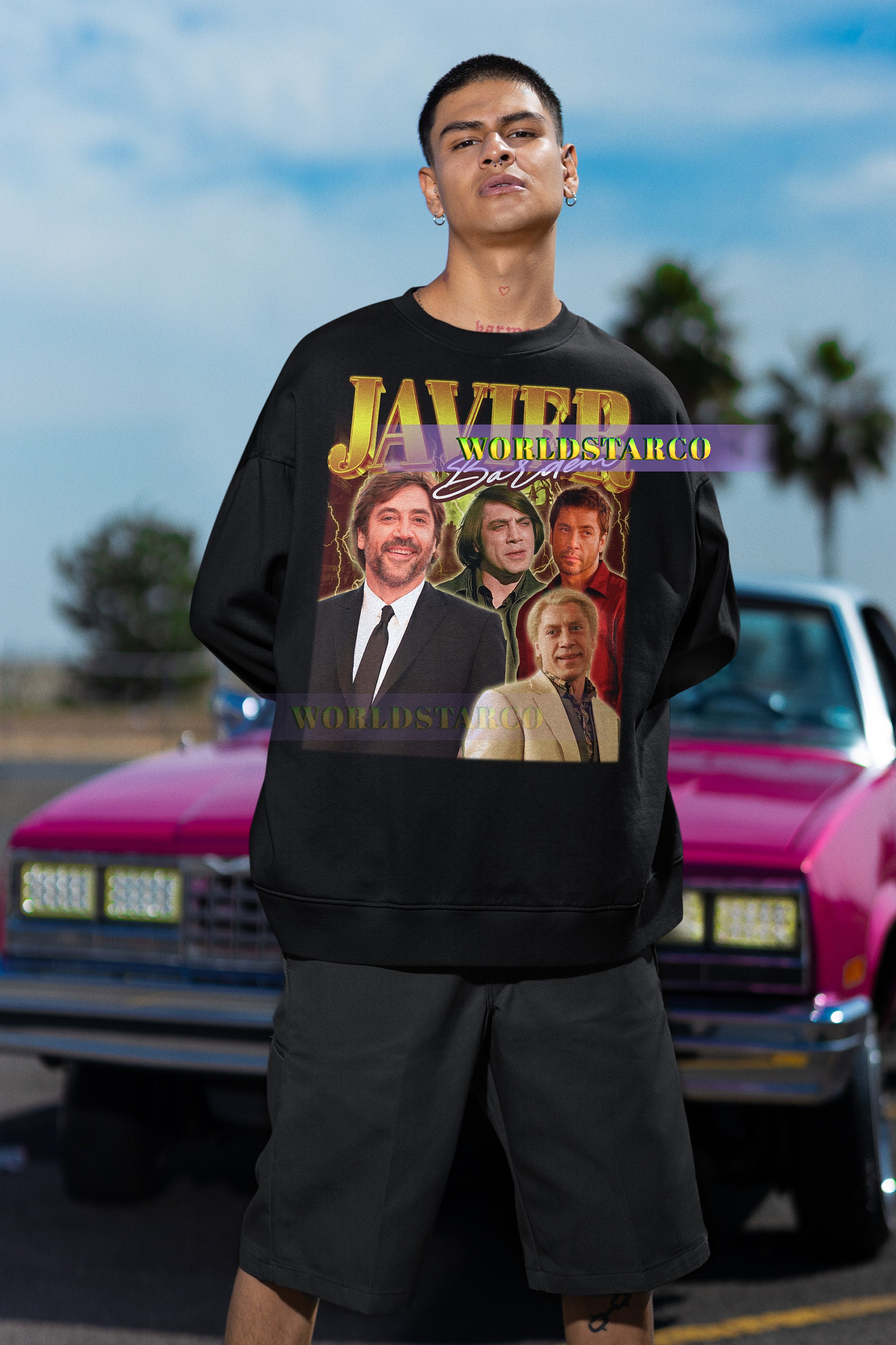 JAVIER BARDEM Vintage Sweatshirt, Javier Bardem Homage Sweater, Javier
